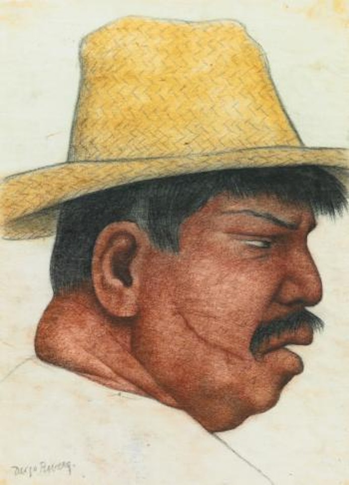 Hombre Gordo by Diego Rivera
