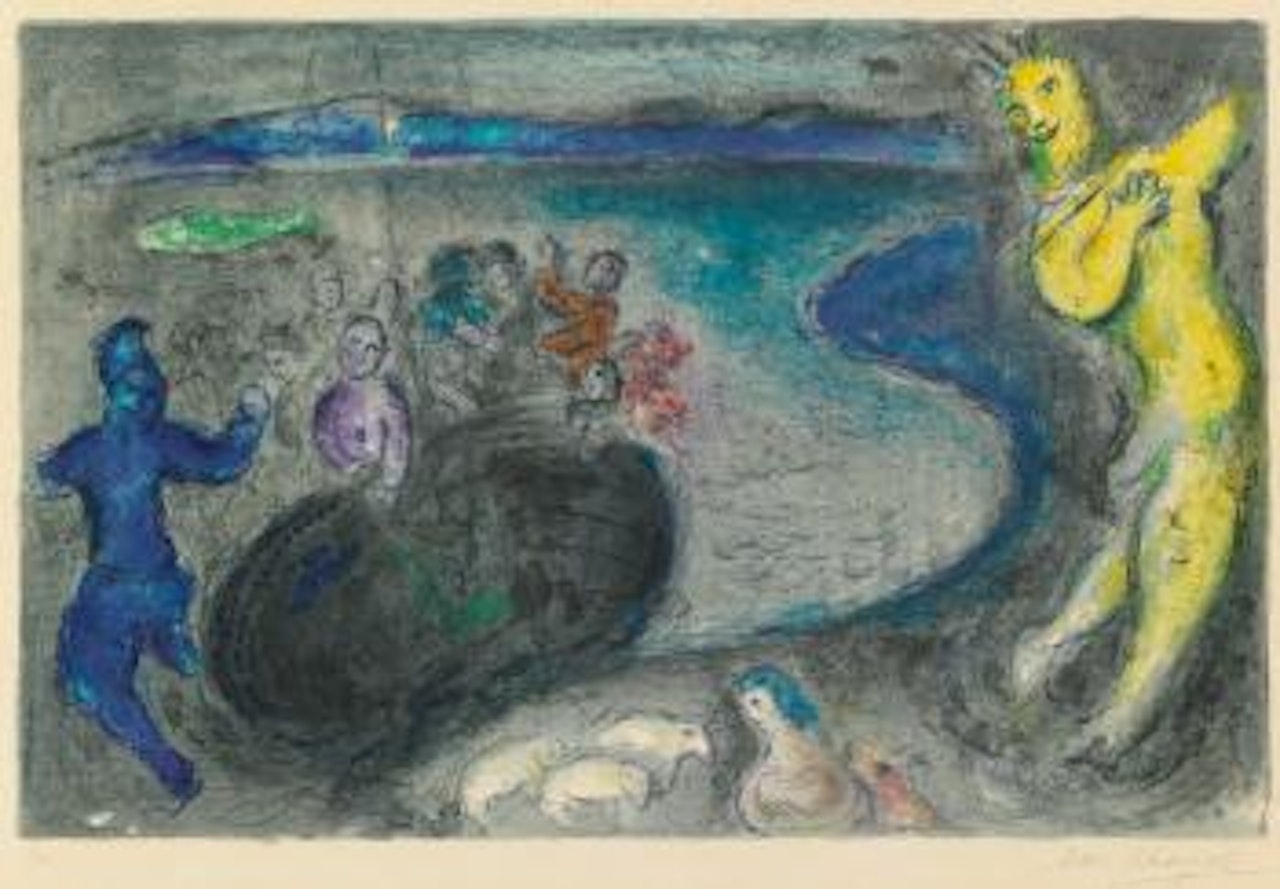 Captain Bryaxis's Dream (M. 328) by Marc Chagall