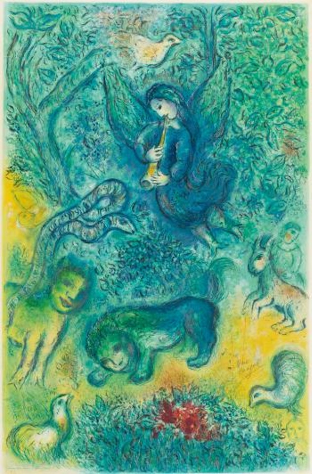 Magic Flute (M. Cs 38) by Marc Chagall by Charles Sorlier