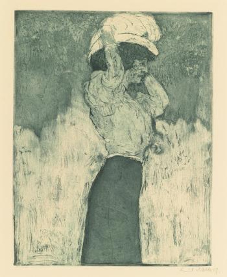 Amerikanerin (Schiefler R 79) by Emil Nolde