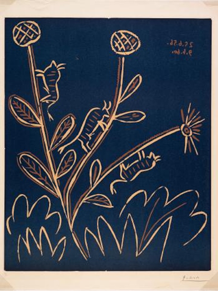 Plante Aux Toritos (B. 948; Pp. L-035) by Pablo Picasso