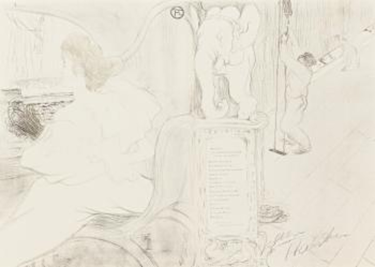 Couverture De L'estampe Originale (D. 127; Adr. 129; W. 96) by Henri de Toulouse-Lautrec