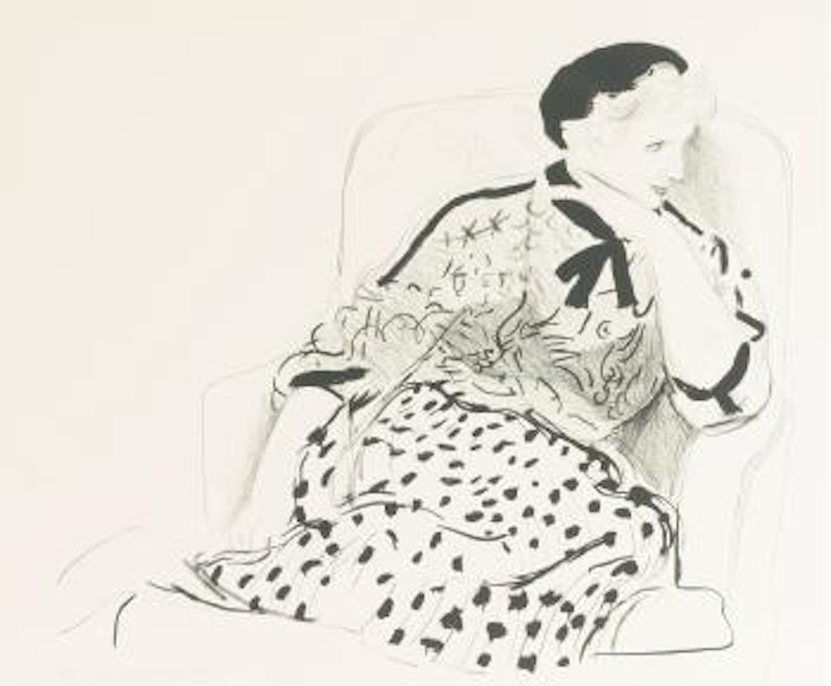 Celia In An Armchair (M.c.a.t. 239) by David Hockney