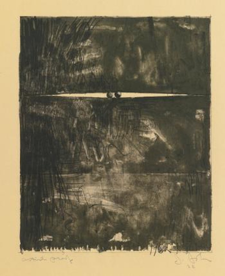 Painting With Two Balls II (Ulae 11) by Jasper Johns