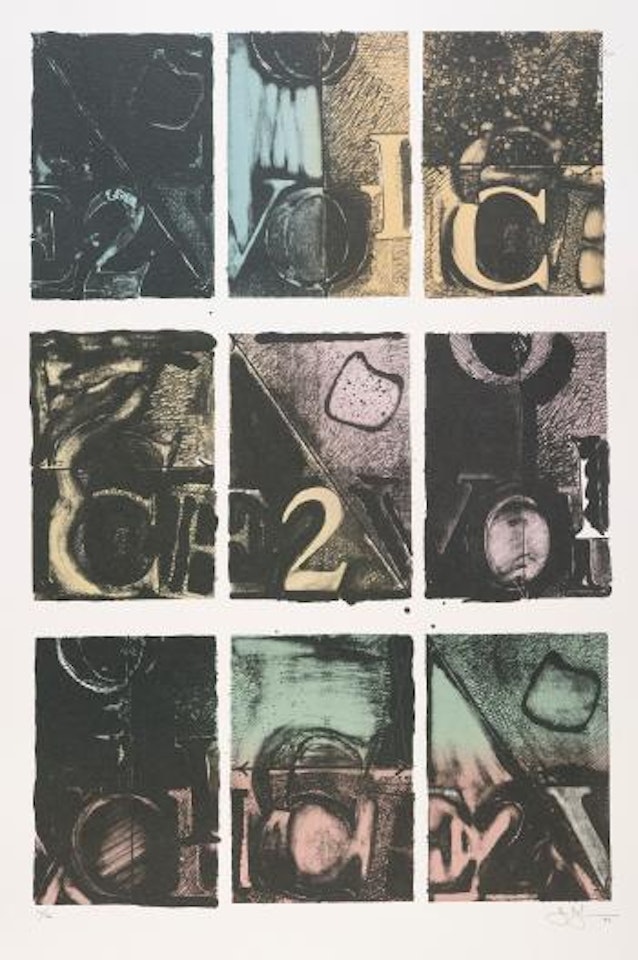 Voice 2 (Ulae 231) by Jasper Johns