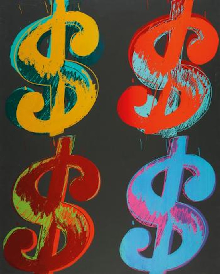 $ (4) (See F. & S. II.282) by Andy Warhol