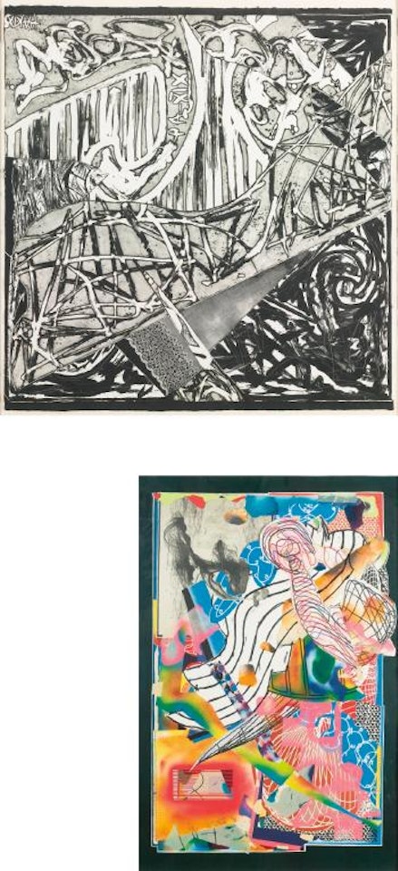 The Candles; And Swan Engraving II by Frank Stella