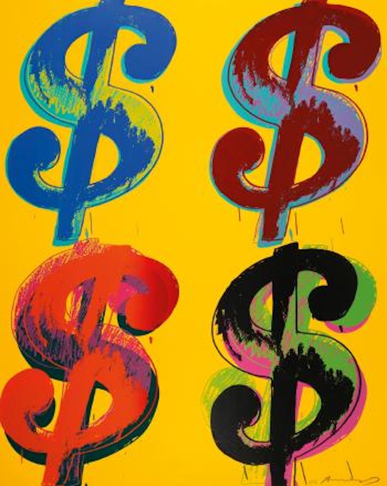 $ (4) (See F. & S. II.281) by Andy Warhol