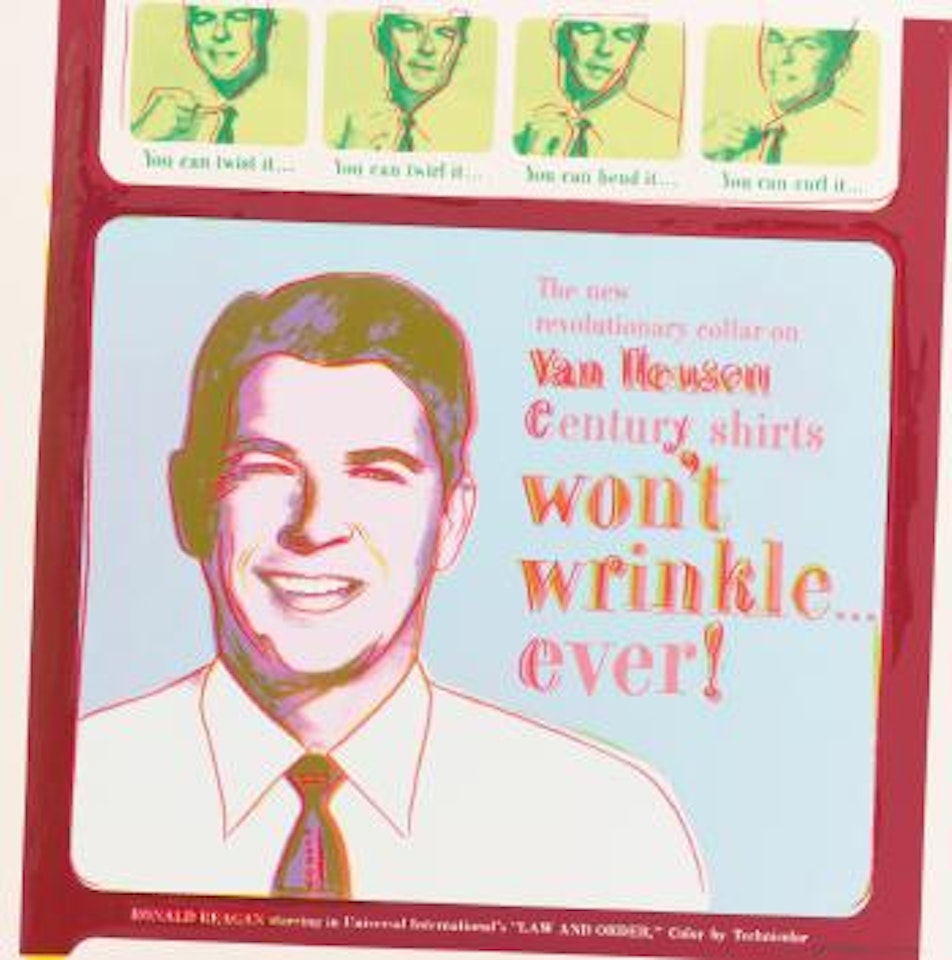 Van Heusen (Ronald Reagan) (F. & S. Iib.356) by Andy Warhol