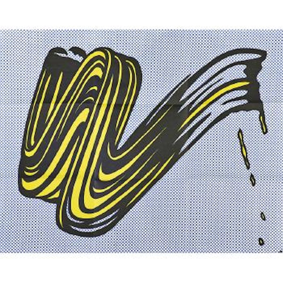 Brushstroke by Roy Lichtenstein