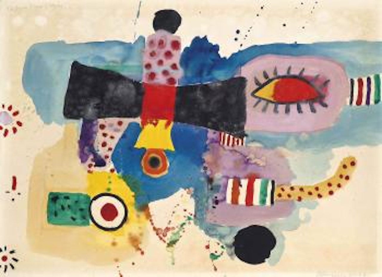 The Princess Dreams of Flying by Alan Davie