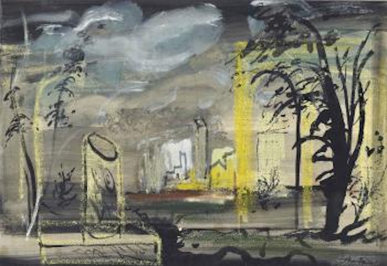Set design for 'The Shadow' by John Piper