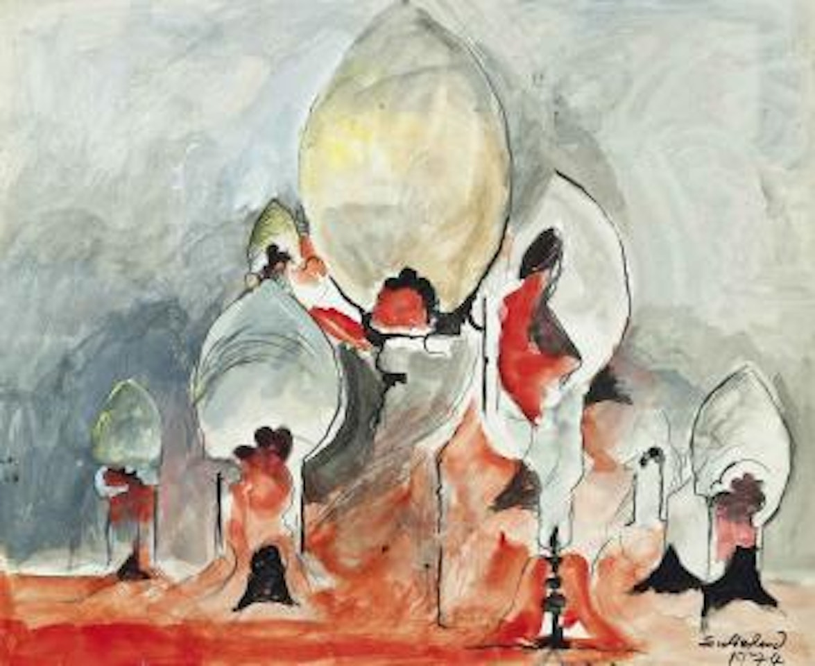 The Cathedral, Range of Rocks by Graham Sutherland