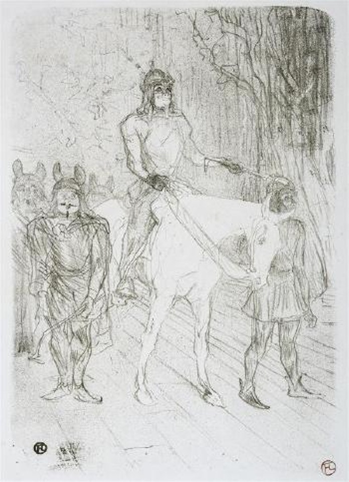 Entrée de Brasseur dans Chilperic by Henri de Toulouse-Lautrec