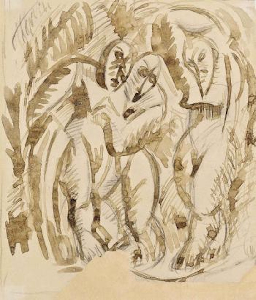 Three Figures (after Picasso) by Duncan Grant