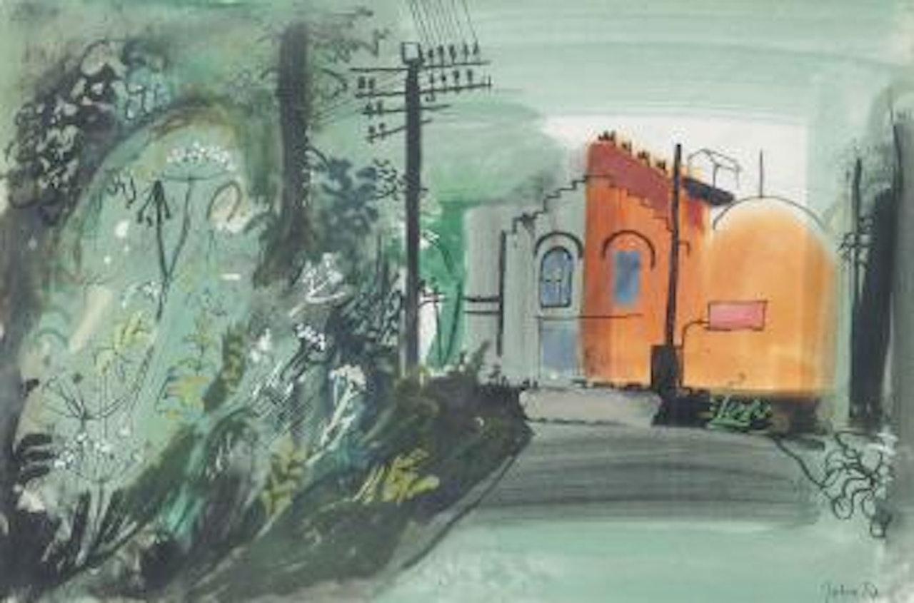 Pumping Station, Milton, Pembrokeshire by John Piper