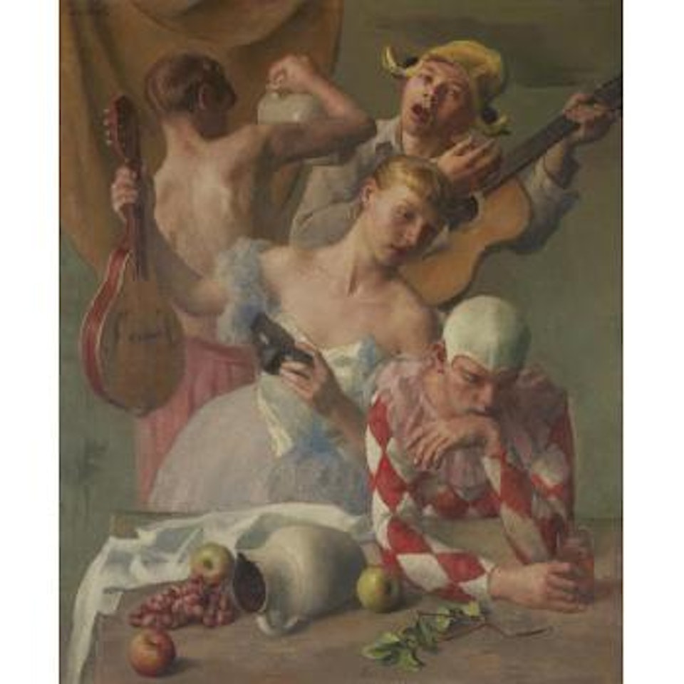 Festival in Costume by Robert Brackman