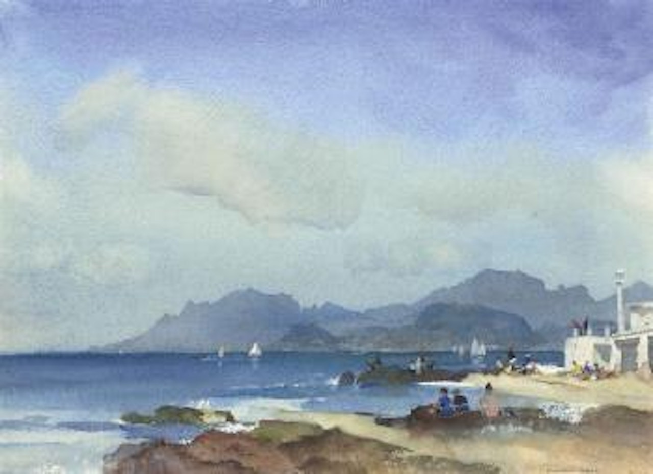 Beyond Palm Beach, Cannes by William Russell Flint