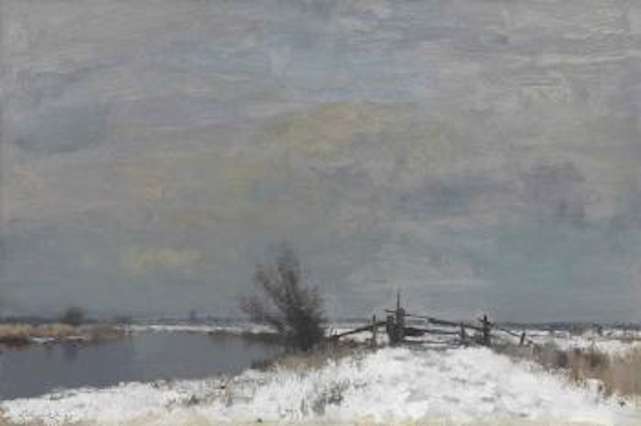 Winter by the Thurne by Edward Seago