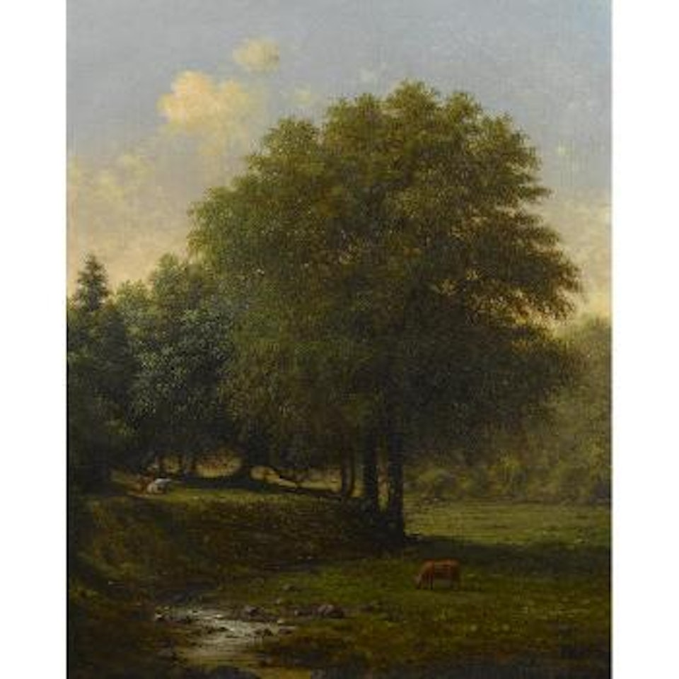 Cattle in a Landscape by Martin Johnson Heade
