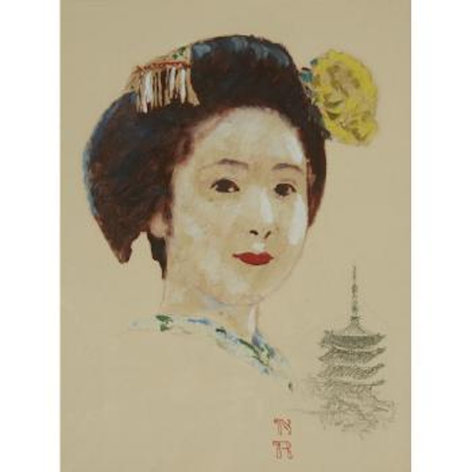 Portrait of a Geisha Girl by Norman Rockwell