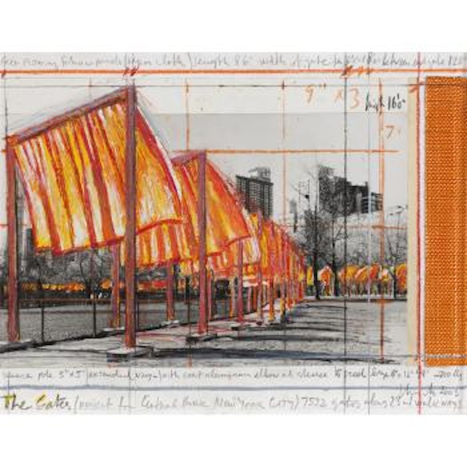 The Gates (project for Central Park New York City) by Christo