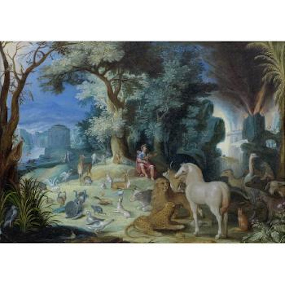 Orpheus charming the animals by Anton Mirou