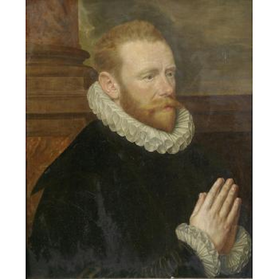 Portrait of a donor ( recto); and An Archangel ( verso) by Adriaen Thomas Key
