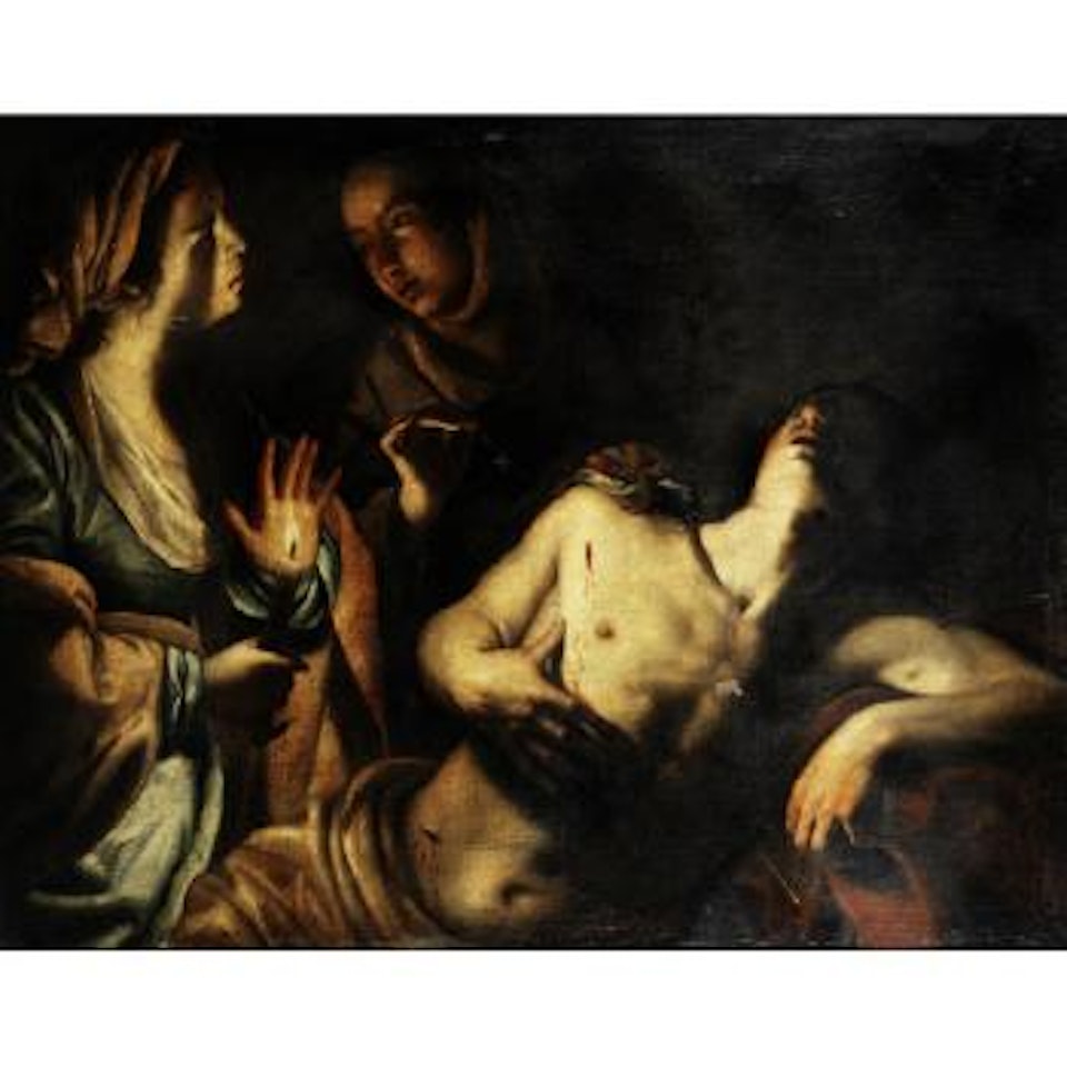 Saint Sebastian tended by Saint Irene by French School
