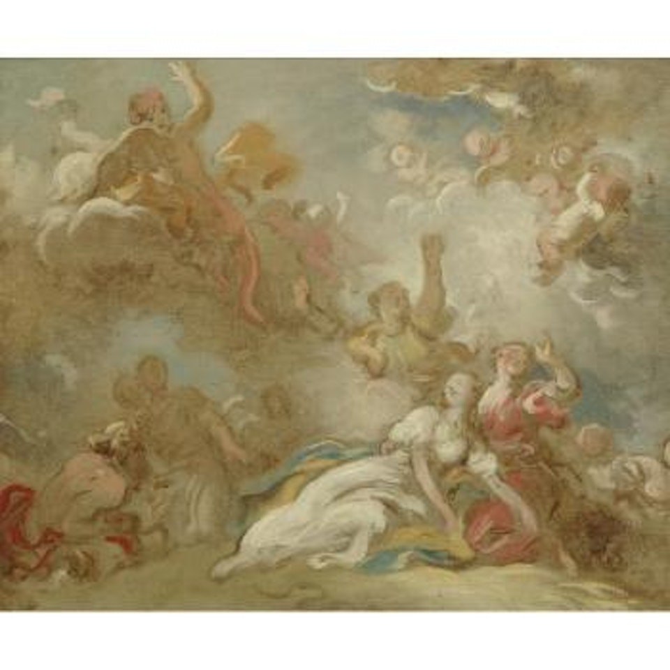 Psyche being abandoned by Cupid by Jean-Honoré Fragonard