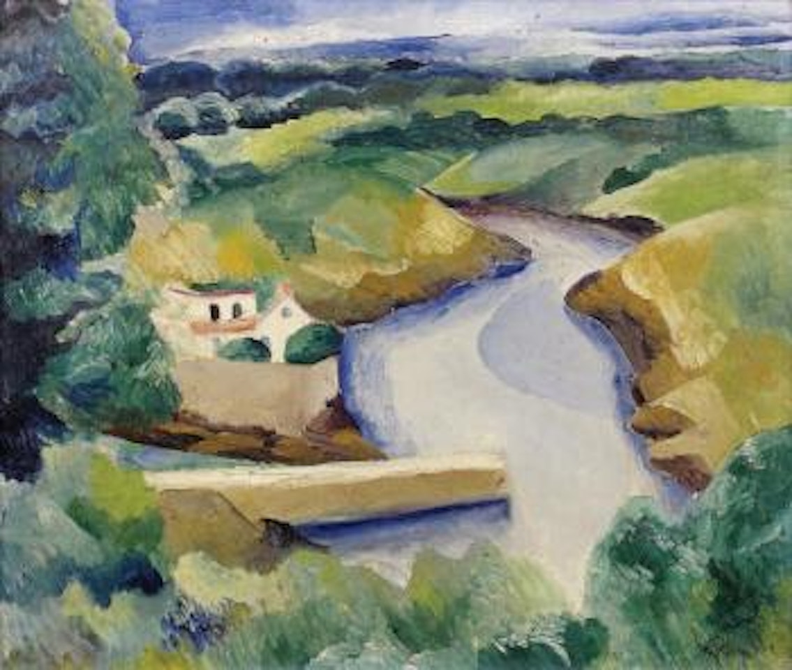 Maison en bord de rivière by Moïse Kisling