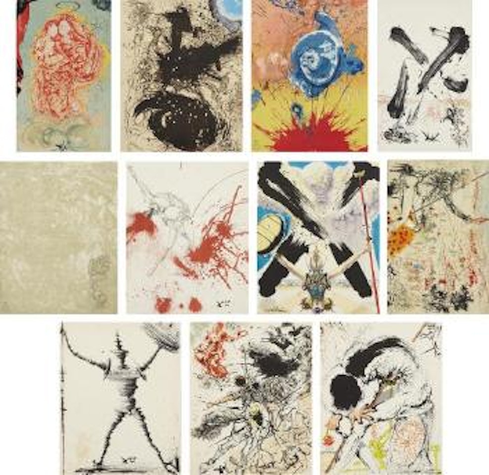 Don Quichotte de la Mancha, by Miguel de Cervantés Saavedra by Salvador Dali