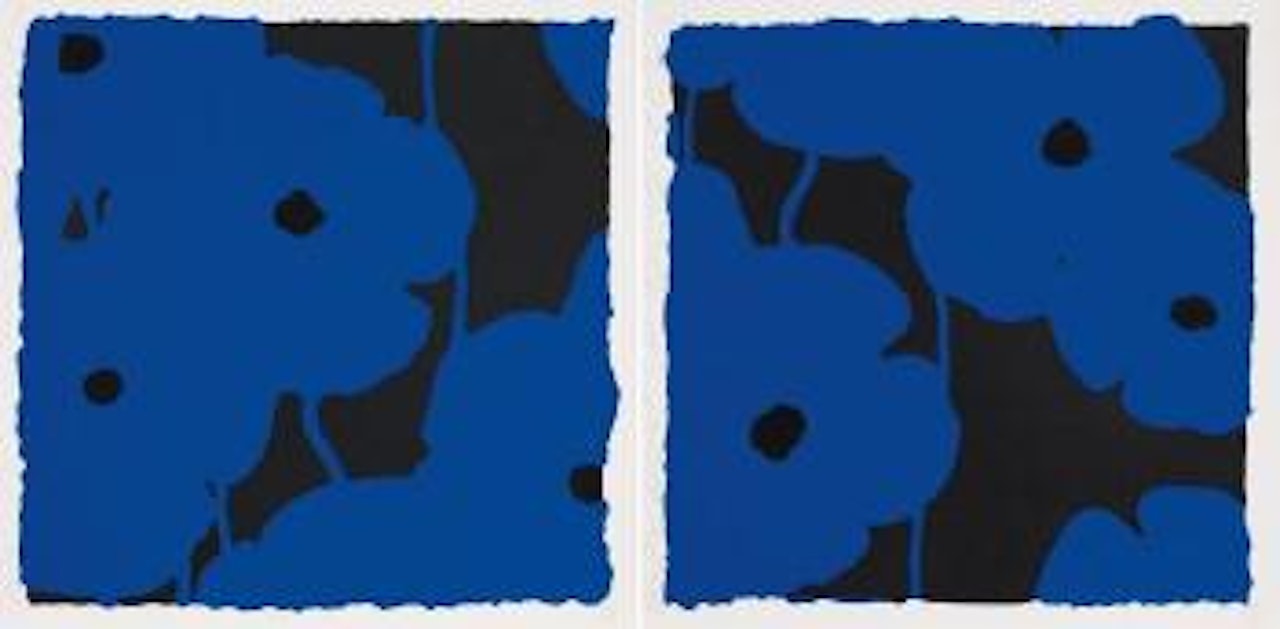 Blues, September 20, 2008; and Blues, September 24, 2008 by Donald Sultan