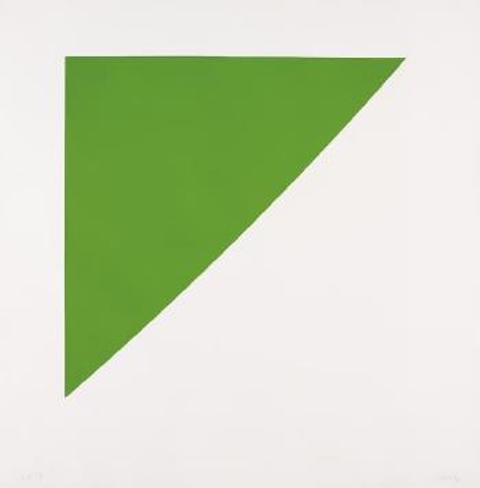 Green Curve with Radius of 20', from For Meyer Schapiro by Ellsworth Kelly