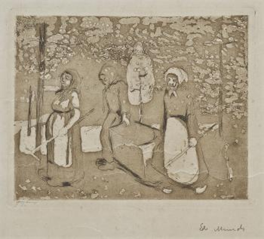 Tiergarten, Berlin by Edvard Munch