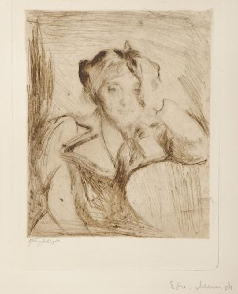 Portrait of a Young Woman by Edvard Munch