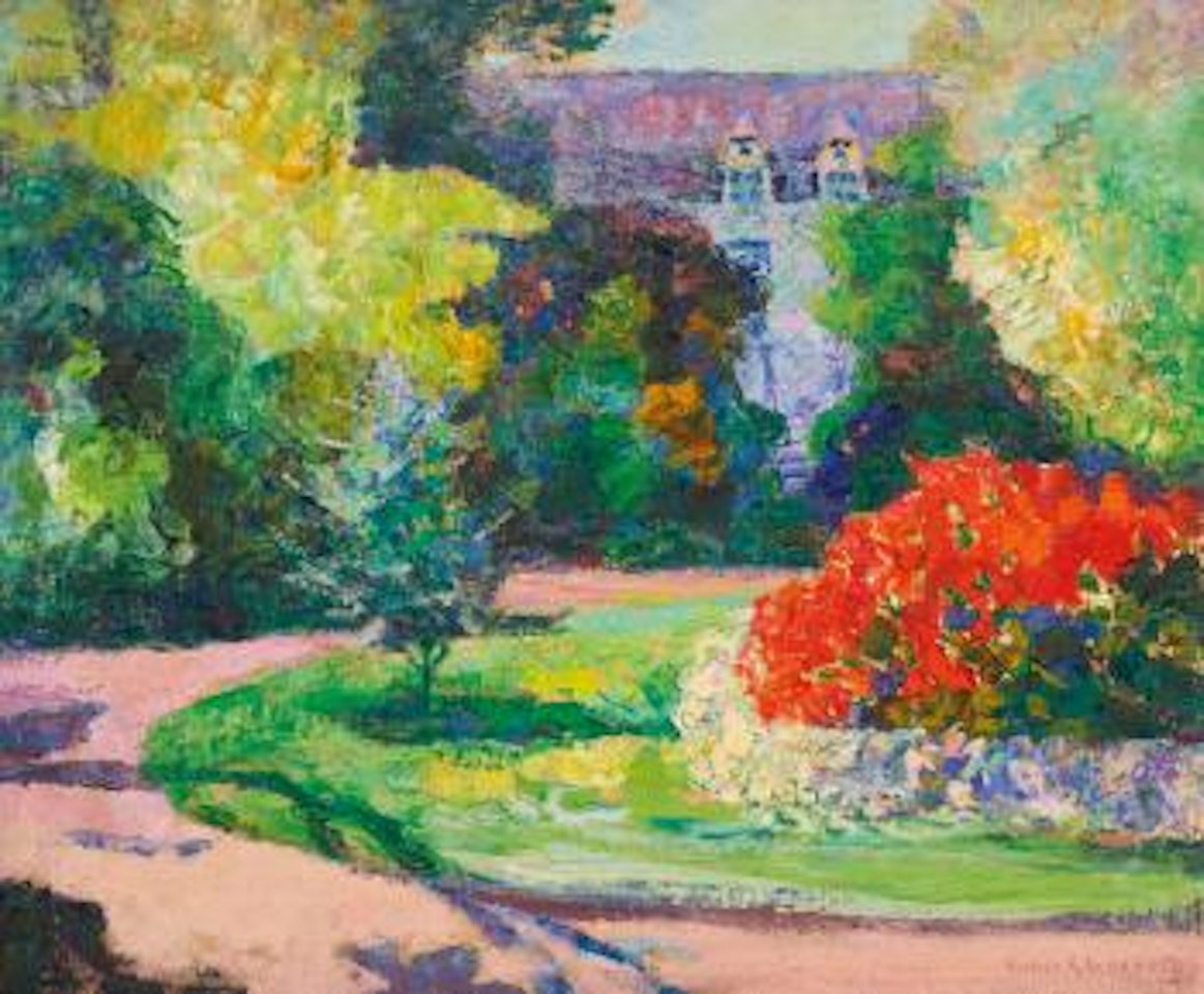 Le Jardin De Chatêau by Victor Charreton