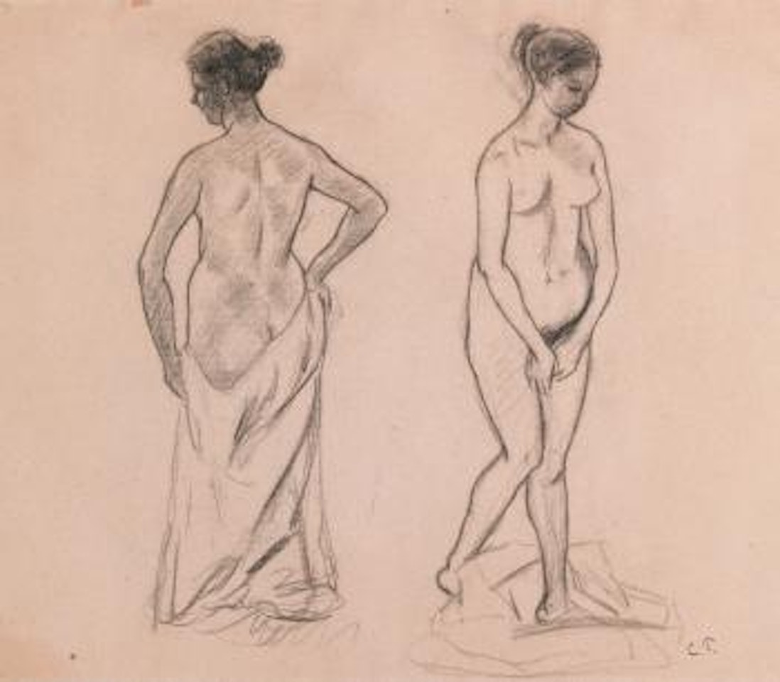 Étude Pour Baigneuses by Camille Pissarro