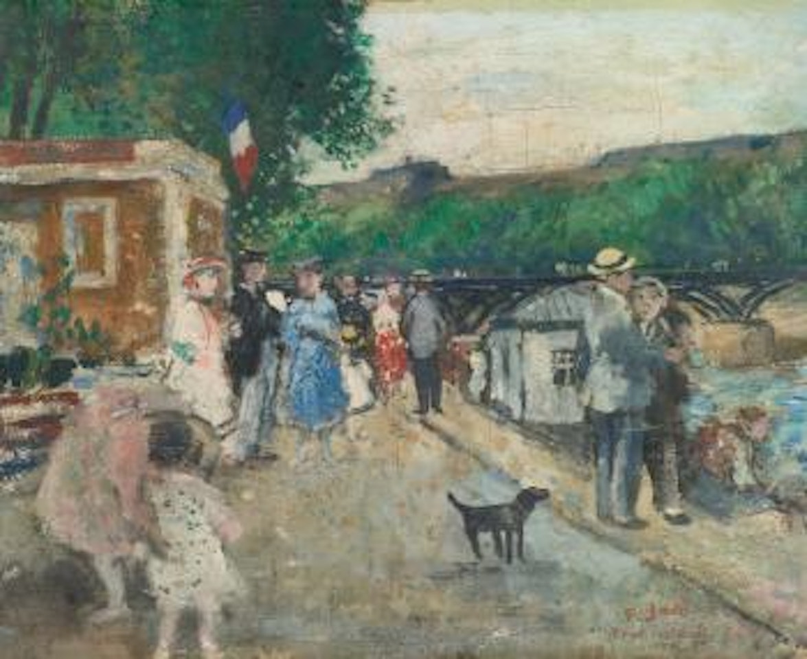 Pont Des Arts, Paris by François Gall
