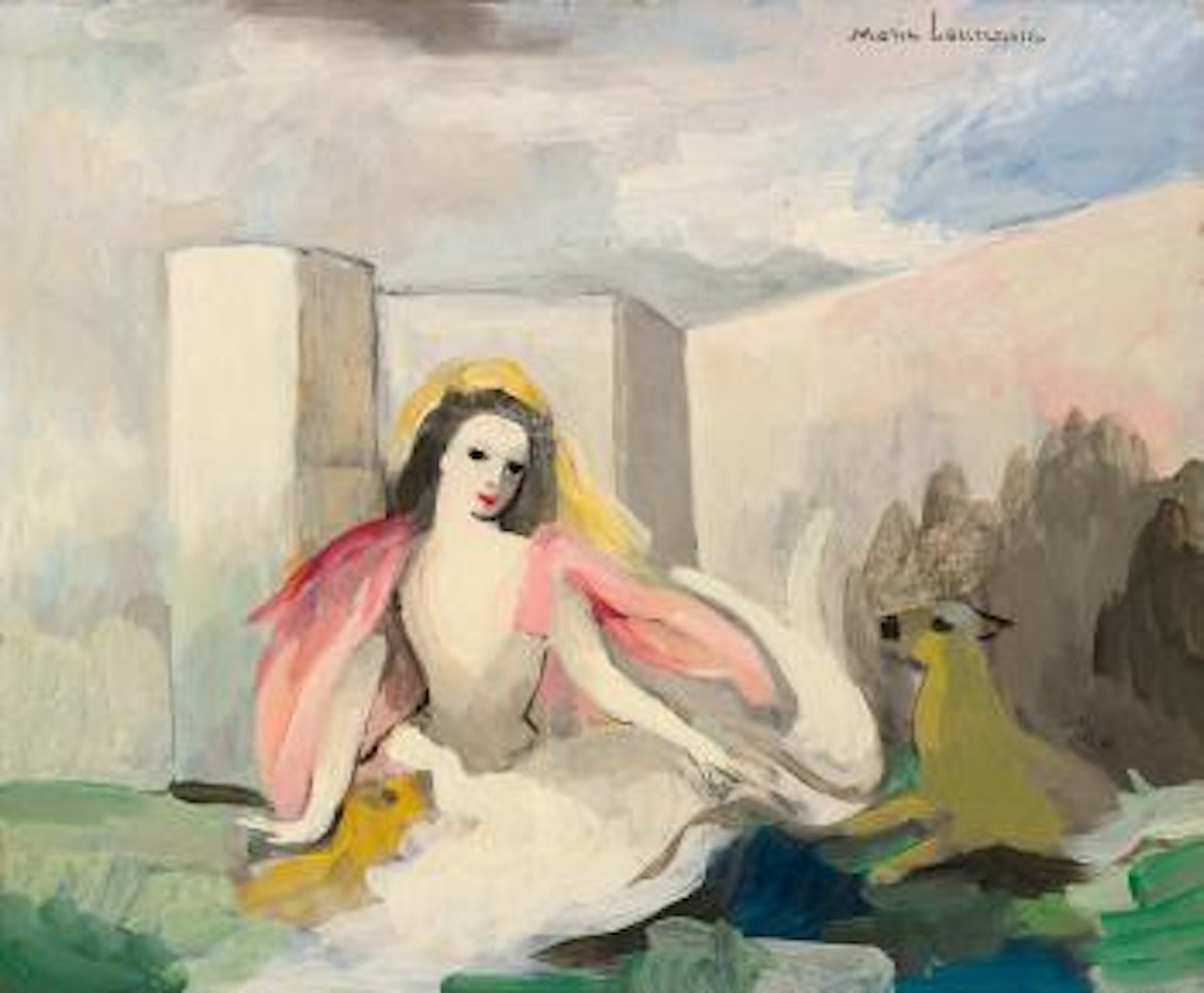 Sirène Avec Animal by Marie Laurencin