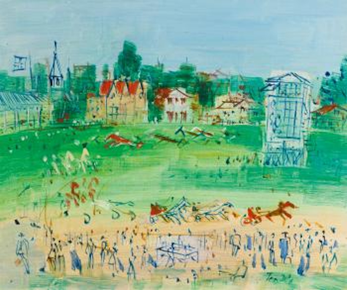 Aux Courses by Jean Dufy