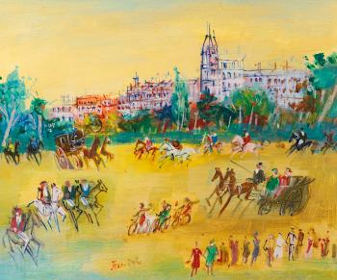 Avenue Foch by Jean Dufy