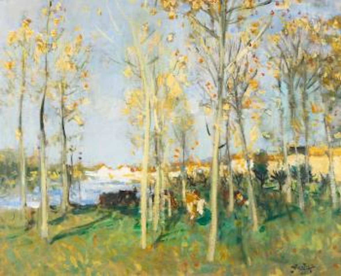 L'automne A Misy-sur-yonne by Pierre Eugène Montezin
