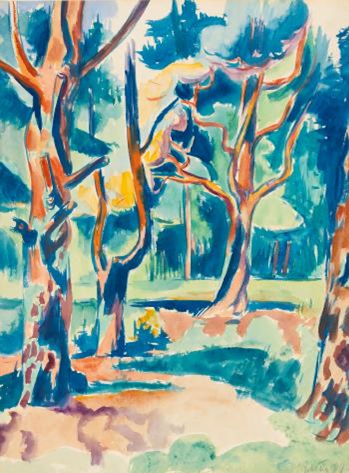 Bäume by Max Pechstein