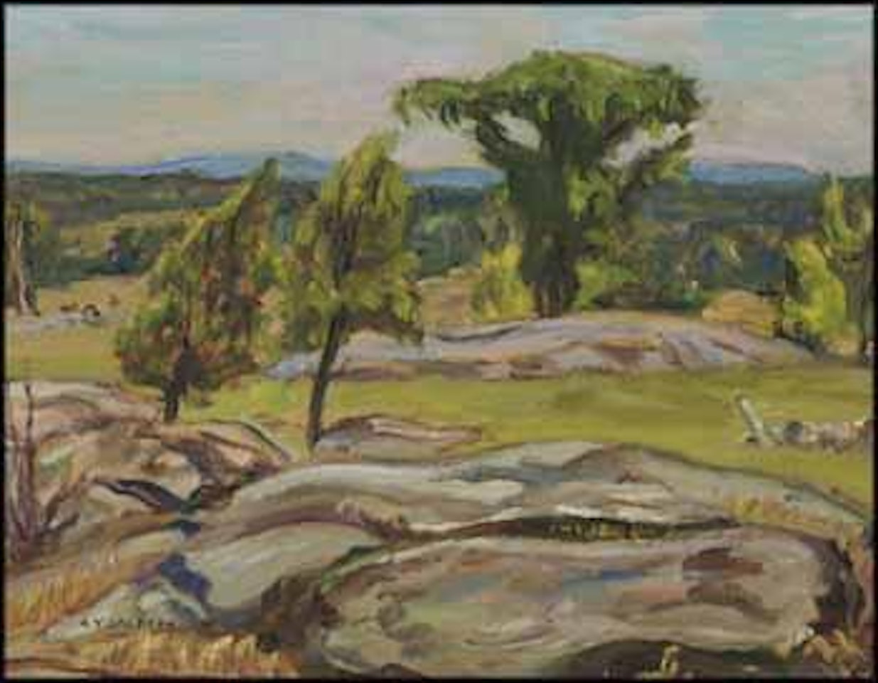 Farmland, Madoc, Ontario by Alexander Young Jackson