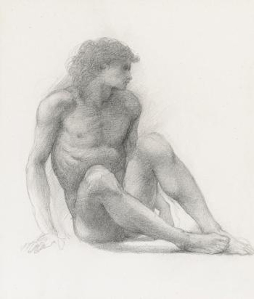 Study for The Garden of Pan by Edward Coley Burne-Jones
