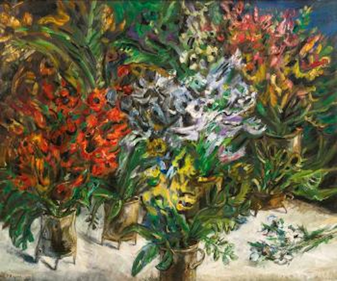 Mixed Flowers by Yosl Bergner