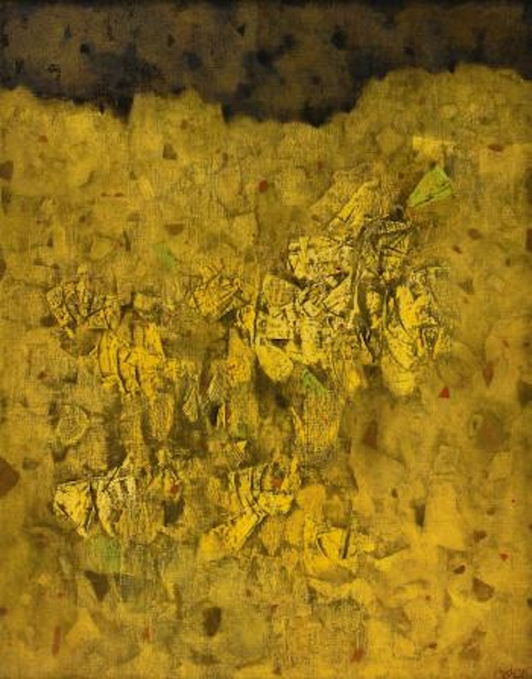 Yellow Negev by Mordecai Ardon