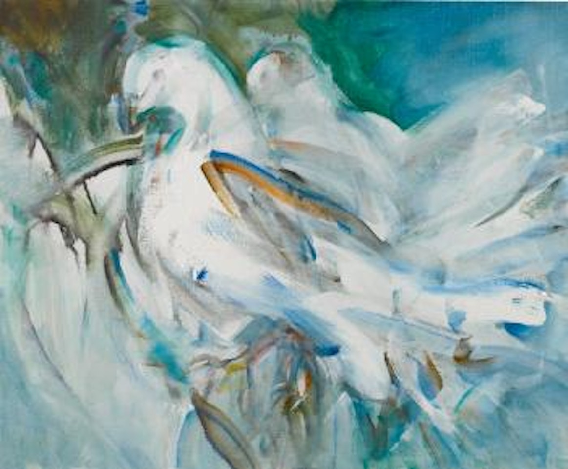 Fantail Pigeons by Louis Le Brocquy