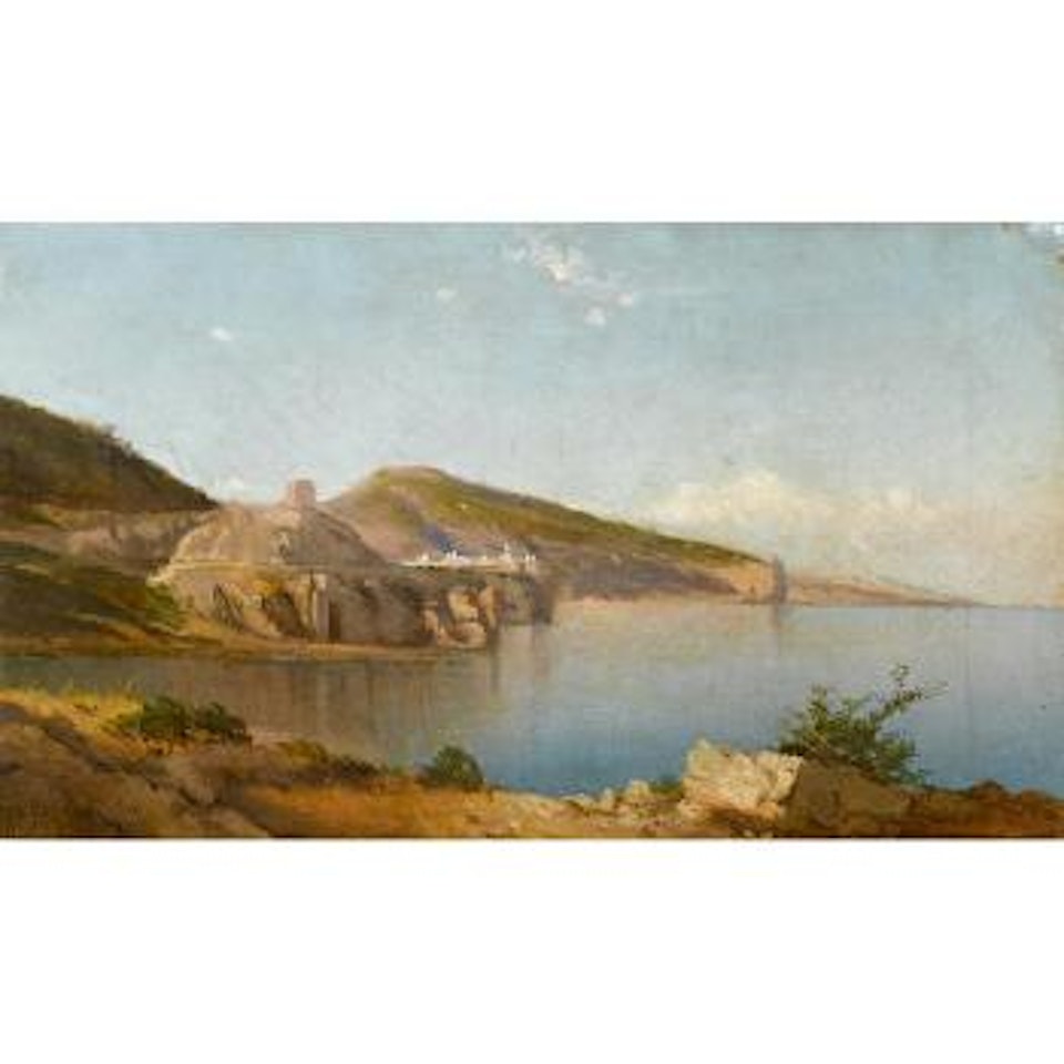 Coastal landscape by Giuseppe de Nittis